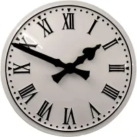 Manchester Outdoor Clock Service white dial