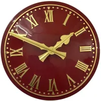 Manchester Outdoor Clock Service red dial